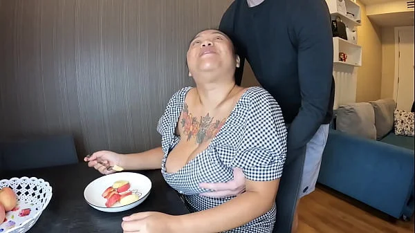 Lactating Asian MILF Breastfeeding Jerking Handjob Cumshot Big Tits BBW Interracial Doggy Blowjob Big Cock