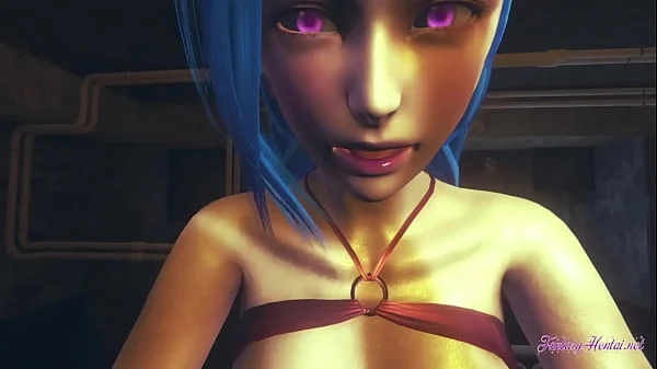 League of Legends Hentai - Jinx Hard Sex (Uncensored) - Japanese Asian Manga anime game porn